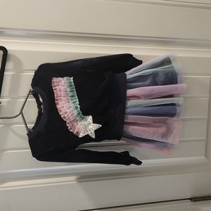 Toddler 3T sweater and tutu dress combo